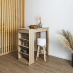 Paris Prix Table De Bar Design "Mange-Debout" 115cm Marron