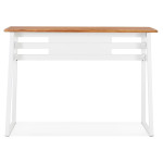 Paris Prix Table De Bar En Bois Design "Javier" 150cm Blanc