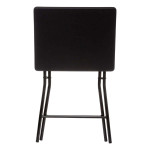 Paris Prix Table De Bar En Métal "Pliante" 102cm Noir