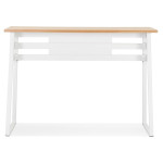 Paris Prix Table De Bar Scandinave "Javier" 150cm Blanc