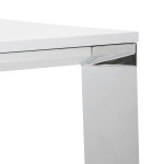 Paris Prix Table De Bureau Carrée Design "Loina" 160cm Blanc