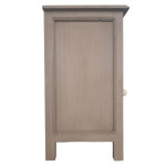 Paris Prix Table De Chevet 1 Tiroir & 1 Porte "Loco" 60cm Taupe