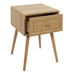 Paris Prix Table De Chevet 1 Tiroir "Bali" 55cm Naturel