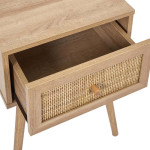 Paris Prix Table De Chevet 1 Tiroir "Bali" 55cm Naturel