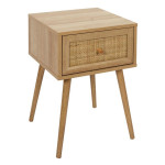 paris prix Table de Chevet 1 Tiroir "Bali" 55cm Naturel