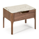 paris prix Table de Chevet 1 Tiroir "Bosca" 55cm Naturel