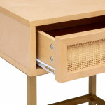 Paris Prix Table De Chevet 1 Tiroir Cannage "Rayo" 50cm Naturel