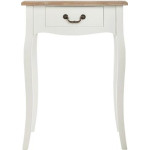 Paris Prix Table De Chevet 1 Tiroir "Chrysa" 65cm Naturel