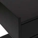 Paris Prix Table De Chevet 1 Tiroir Design "Sublima" 53cm Noir