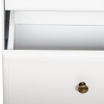 Paris Prix Table De Chevet 1 Tiroir En Bois "Solen" 60cm Blanc