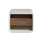 Paris Prix Table De Chevet 1 Tiroir "Nicole" 55cm Gris