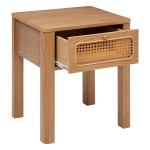 Paris Prix Table De Chevet 1 Tiroir "Tiria" 52cm Marron
