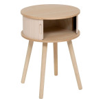 Paris Prix Table De Chevet 2 Portes "Nysos" 54cm Beige