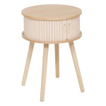 paris prix Table de Chevet 2 Portes "Nysos" 54cm Beige