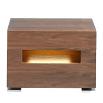 Paris Prix Table De Chevet 2 Tiroirs "Atel" 58cm Naturel