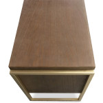 Paris Prix Table De Chevet 2 Tiroirs "Clifton" 55cm Marron