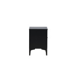 Paris Prix Table De Chevet 2 Tiroirs "Piring" 59cm Noir