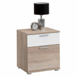 paris prix Table de Chevet 2 Tiroirs "Vyza" 53cm Naturel