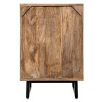 Paris Prix Table De Chevet 3 Tiroirs "Ajay" 73cm Naturel