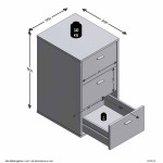 Paris Prix Table De Chevet 3 Tiroirs Design "Gania" 62cm Blanc