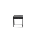 Paris Prix Table De Chevet Avec Tiroir "Bakal" 50cm Noir
