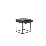 Paris Prix Table De Chevet Avec Tiroir "Bakal" 50cm Noir