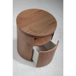 Paris Prix Table De Chevet Design 1 Tiroir "Palmi" 48cm Naturel