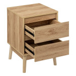 Paris Prix Table De Chevet Design "Abana" 56cm Naturel