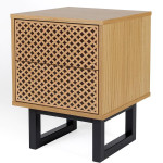 Paris Prix Table De Chevet Design En Bois "Camden" 53cm Naturel