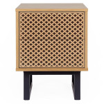 paris prix Table de Chevet Design en Bois "Camden" 53cm Naturel