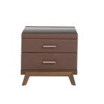 Paris Prix Table De Chevet Design "Nettie" 60cm Marron