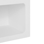 Paris Prix Table De Chevet Design "Soleya" 55cm Blanc