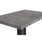Paris Prix Table De Chevet Double "Rise" 70cm Gris & Noir