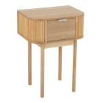 paris prix Table de Chevet en Bois "Alta" 67cm Naturel