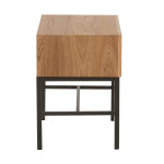 Paris Prix Table De Chevet En Bois "Guiseppe" 51cm Naturel