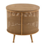 Paris Prix Table De Chevet En Bois "Lisea" 60cm Marron