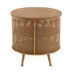 Paris Prix Table De Chevet En Bois "Lisea" 60cm Marron