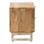 Paris Prix Table De Chevet En Bois "Weaving" 55cm Naturel