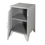 Paris Prix Table De Chevet Enfant "Bronxx" 60cm Gris Mat