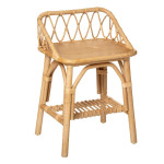 paris prix Table de Chevet Enfant "Rotin" 56cm Naturel