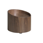 Paris Prix Table De Chevet Ronde 1 Tiroir "Agnes" 53cm Marron