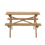Paris Prix Table De Jardin & 2 Bancs "Paradis" 134cm Naturel