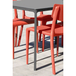 Paris Prix Table De Jardin 6 Places "Meet" 160cm Gris Anthracite