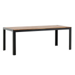 paris prix Table de Jardin en Bois "Acacia" 205cm Naturel & Noir