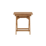 Paris Prix Table De Jardin En Teck "Ghana" 75cm Naturel