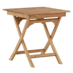 paris prix Table de Jardin en Teck "Ghana" 75cm Naturel
