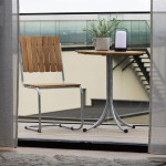 Paris Prix Table De Jardin En Teck "Holmsund" 75cm Naturel