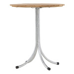 paris prix Table de Jardin en Teck "Holmsund" 75cm Naturel