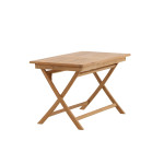 Paris Prix Table De Jardin En Teck "Kenya" 120cm Naturel