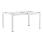 paris prix Table de Jardin en Teck "Togo" 150cm Blanc